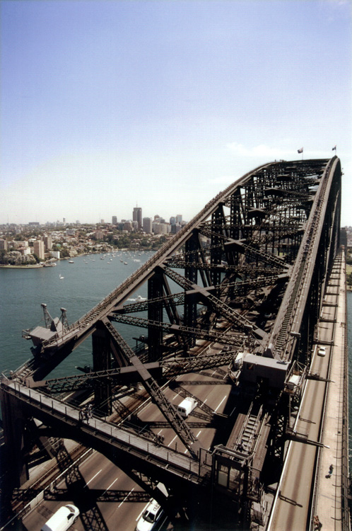 Sydney Harbour Bridge, January 2002